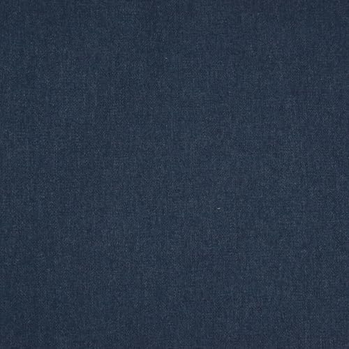 Spatial Order 24" Button Tufted Storage Ottoman - Blue Woven Fabric - color: Blue Woven Fabric