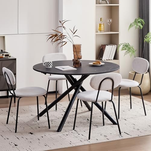 Stackable Guest Chairs Set of 4, Upholstered Waiting Room Chairs with Metal Legs for Reception, Breakroom, School, Meeting, Office - color: White, size: Set of 4