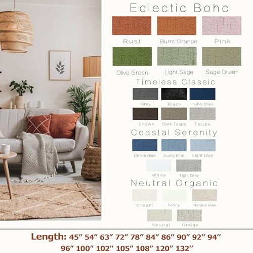 KOUFALL Light Pink Blackout Curtains for Girls Room, Linen Short Nursery Curtains for Baby Girl, Wide 52 x 45 Inch Long - color: Pink, size: 52"W x 45"L (Pack of 2)