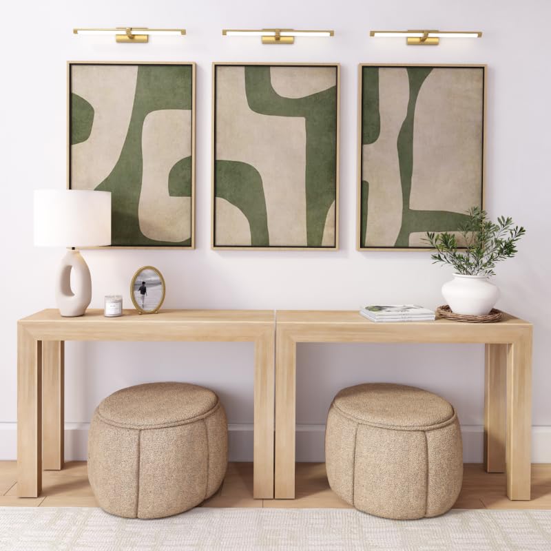 Plank+Beam Modern Console Table, 46 Inch, Blonde | Non-Toxic Finishes, Versatile Design, Modern Design, Easy Assembly, Modern Style, Quick Setup, Solid Wood - color: Blonde, size: 46 Inch