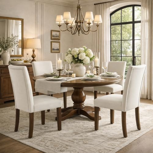 HomePop Classic Parsons Dining Chair - Gray Woven (Set of 2) - color: Gray Woven, style: Pack of 2