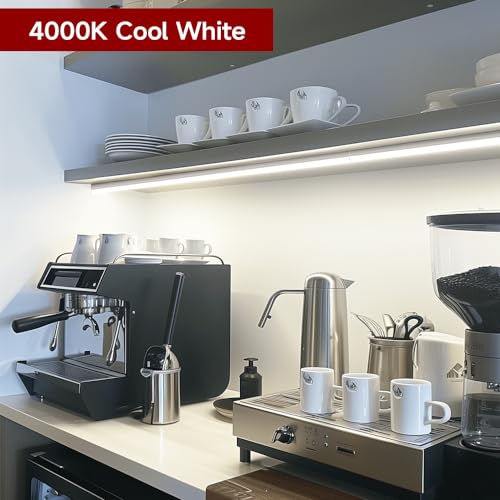 LED Shop Light for Garage, T5, 2FT, 10W, 1100LM, 4000K, 8 Pack | Linkable Layout Expansion, Plug-and-Play Setup, for Garage Workshop Under Cabinet, Durable Aluminum Housing - color: Cool White-4000k, size: 2 FT-8 Pack