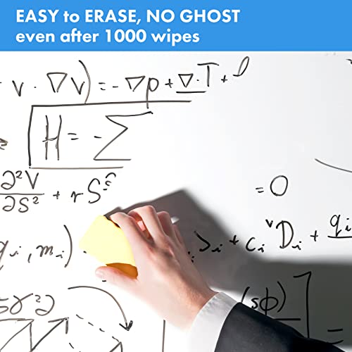 HAMIGAR White Board Sticker for Wall 24" x 79" Dry Erase Adhesive Paper | Dry Erase Board Wallpaper, Peel and Stick, Contact Paper Adhesive, No Ghost, can be Cut, Includes 1 Marker, Office Classroom - size: 79"W x 23.6"H