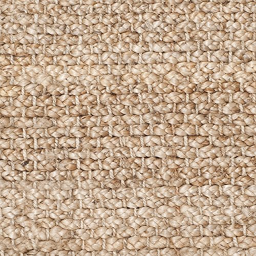 SAFAVIEH Natural Fiber Collection Area Rug - 5' x 8', Natural, Handmade Farmhouse Fringe Jute, Ideal for High Traffic Areas in Living Room, Bedroom (NF733A) - size: 5' x 8' (Rectangular)