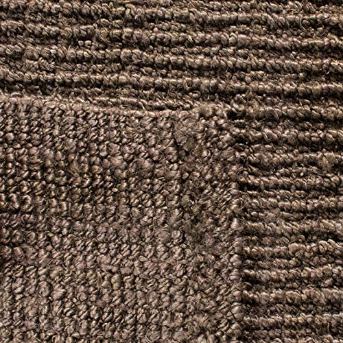 SAFAVIEH Area Rug 2x3 - Natural Fiber Collection - Brown, Handmade Jute, Farmhouse Style, Chunky Textured Thick Pile (NF447D) - color: Brown, size: 2' x 3' (Rectangular)