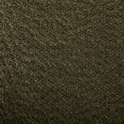 Christopher Knight Home Modern Low Profile Accent Chair for Living Room, Boucle Upholstered Armless Chair with Rubberwood Legs, Comfy Lounge Armchair, Plush Cloud-Like Seating for Bedroom, Olive Green - color: Olive Green
