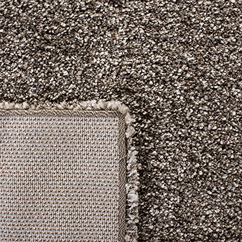 SAFAVIEH Milan Shag Collection Runner Rug - 2' x 10', Grey, Solid Design, Non-Shedding & Easy to Clean, Plush Thick Pile, Ideal for Hallway, Foyer, Bedroom (SG180-8080) - color: Grey, size: 2' x 10' (Runner)