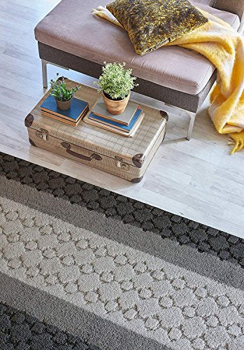 Custom Size Hallway Runner Rug Grey Color 31 inch Wide Select Your Length Non-Slip (Skid Resistance) Rubber Backing 6 feet x 31 inch - color: Chain Grey, size: 2'7" x 6' (Runner)