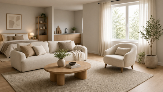 Four Rug Size Myths That Make a Studio Apartment Feel Smaller