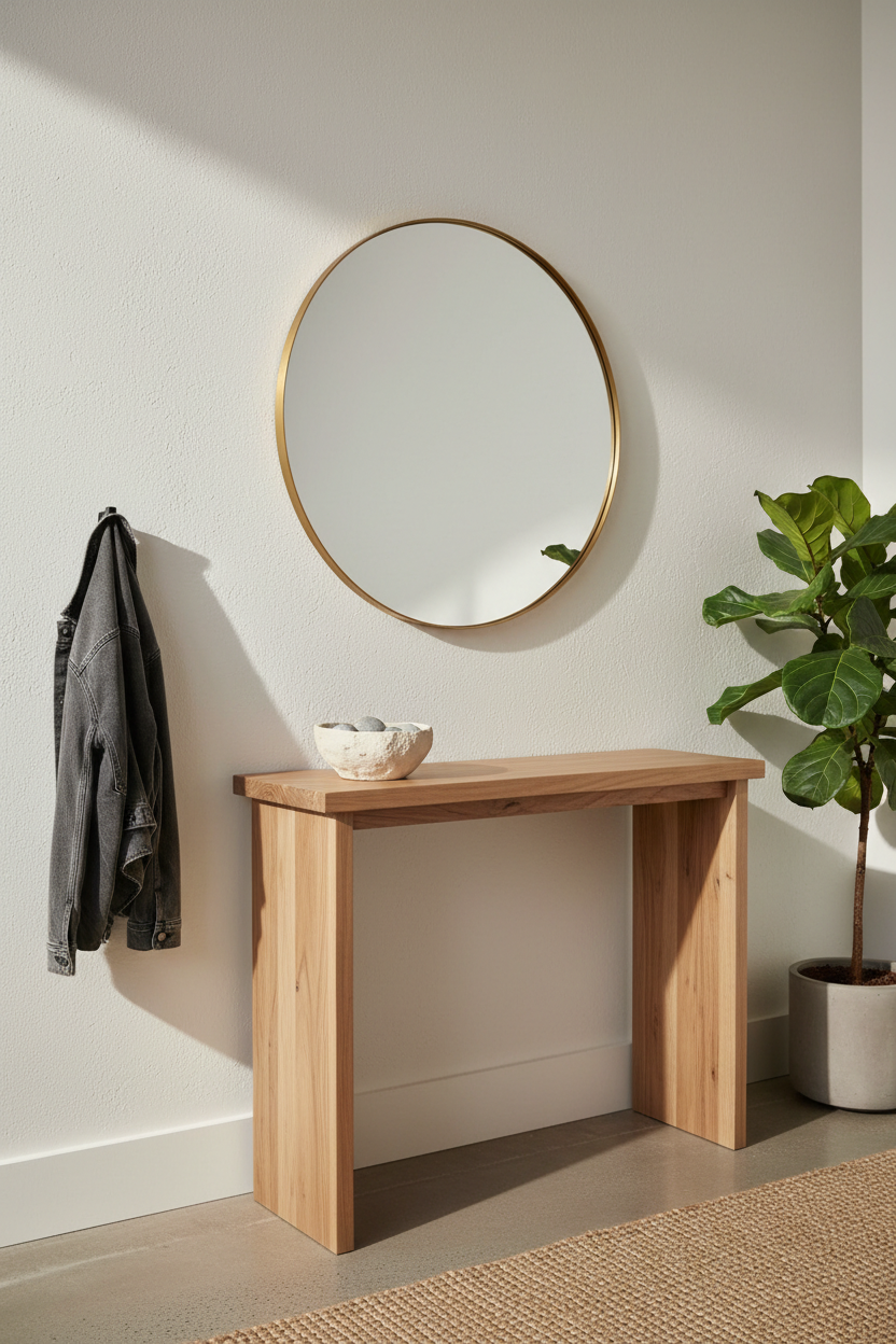The Gateway Trick: 5 Steps to Styling a Multi-Functional Entryway in a Tight Studio Apartment
