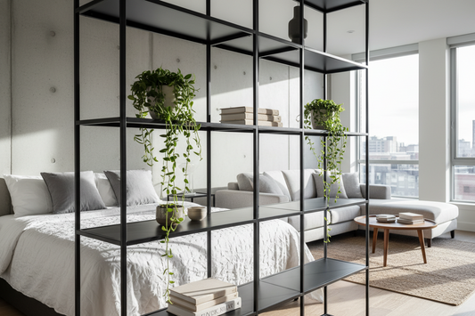 The Open Bound: 5 Critical Rules for Using Open Shelving to Create Visual Room Dividers in Studio Apartments