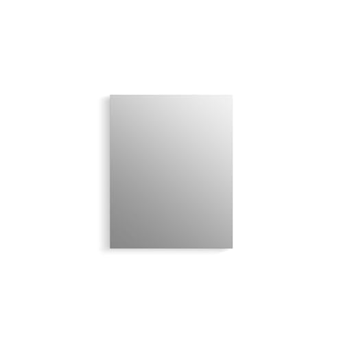 Kohler 55060-NA Embark Slim Medicine Cabinet Mirror, Adjustable Shelves, Bathroom Organizers and Storage, 16 in. W x 20 in. H - size: 16 in. x 20 in., style: Flat Edge