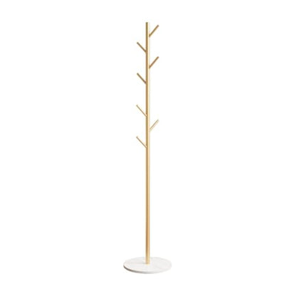 Gold Coat Rack Freestanding, 67" Metal Tree Coat Stand, Sturdy Entryway Hall Tree for Coats, Hats, Bags, Bedroom Office - color: A4