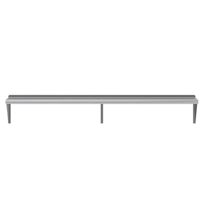 AmGood 72" Long X 12" Deep Stainless Steel Wall Shelf | NSF Certified | Appliance & Equipment Metal Shelving | Kitchen, Restaurant, Garage, Laundry, Utility Room - size: 72" Long X 12" Deep