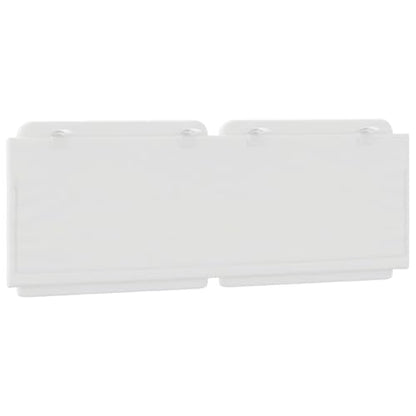 White Headboard Cushion Mounted Wall - Upholstered Headboards Full Size, Bed Frame for Wall, Fabric Headboard, 53.9 in