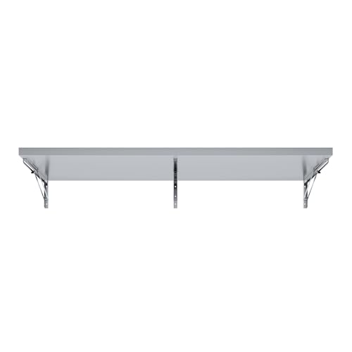 AmGood Stainless Steel Folding Wall Shelf 18 in. x 60 in. | NSF | Concession Stand, Food Truck, Kitchen, Restaurant, Garage, Laundry, Utility Room - size: 60" Long X 18" Deep