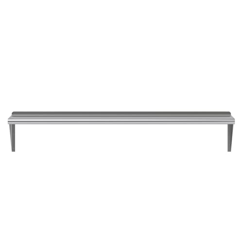 AmGood 60" Long X 12" Deep Stainless Steel Wall Shelf | NSF Certified | Appliance & Equipment Metal Shelving | Kitchen, Restaurant, Garage, Laundry, Utility Room - size: 60" Long X 12" Deep