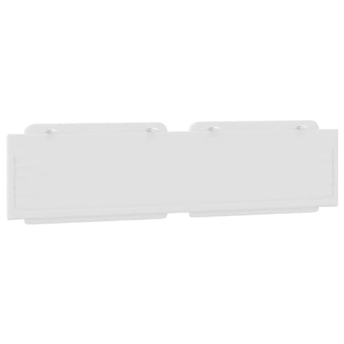 76 Inch White Faux Leather Headboard Cushion Pillow for Bed, Upholstered Wall Mounted Headboard with Soft Foam Padding for Back Support, Easy to Clean Modern Bedroom Decor