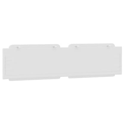 76 Inch White Faux Leather Headboard Cushion Pillow for Bed, Upholstered Wall Mounted Headboard with Soft Foam Padding for Back Support, Easy to Clean Modern Bedroom Decor