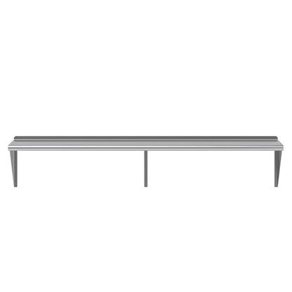 AmGood 18 in. x 72 in. Stainless Steel Wall Shelf | NSF | Metal Shelving | Garage, Laundry, Storage, Utility Room | Restaurant, Commercial Kitchen - size: 18 in. x 72 in.
