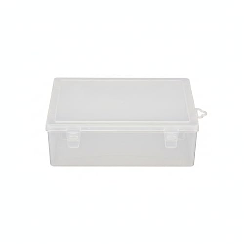 Stackable Clear Plastic Storage Bins with Lids, Transparent PP Organizer Boxes for Drawers, Shelves, and Desktops - size: 10.43 x 7.95 x 2.83 in