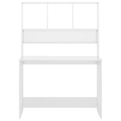Armoire Desk, High Gloss White, Compact, Diamond, Acrylic, Brushed - color: High Gloss White, size: Compact
