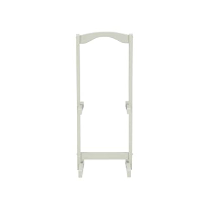Linon Home Décor Atlas Compass Set Tray Table, Gray - color: Light Gray