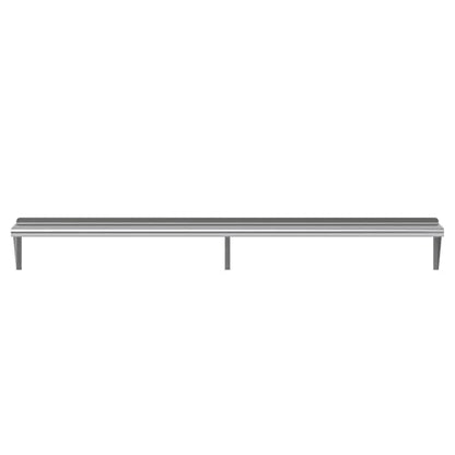AmGood 10 in. x 72 in. Stainless Steel Wall Shelf | NSF | Metal Shelving | Garage, Laundry, Storage, Utility Room | Restaurant, Commercial Kitchen - size: 10 in. x 72 in.