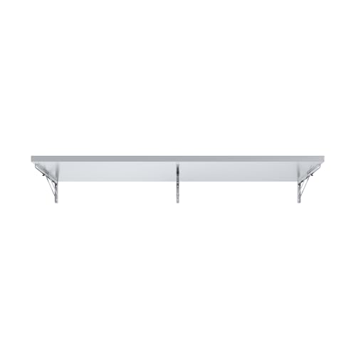 AmGood Stainless Steel Folding Wall Shelf 18 in. x 72 in. | NSF | Concession Stand, Food Truck, Kitchen, Restaurant, Garage, Laundry, Utility Room - size: 72" Long X 18" Deep