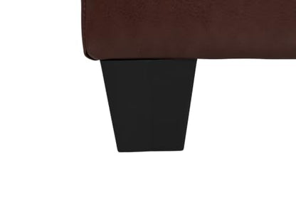 Flexible PU Modular Sofa, Convertible Shapes, Storage & Sleeper Function for Living Room-2seats