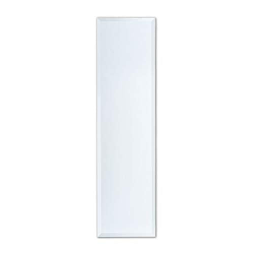 Better Bevel 12" x 48" Frameless Full-Length Rectangle Mirror | 1" Beveled Edge | Wall Mirror - color: Rectangle - Beveled Edge, size: 48"L x 12"W