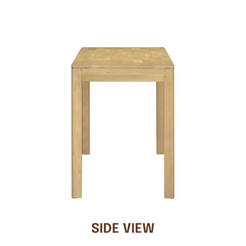 Flow Modern Wooden Rectangle Desk Table with Hidden Drawer – Waterproof & Heat Resistant - Sand - color: Sand, size: 47 Inch, style: Desk