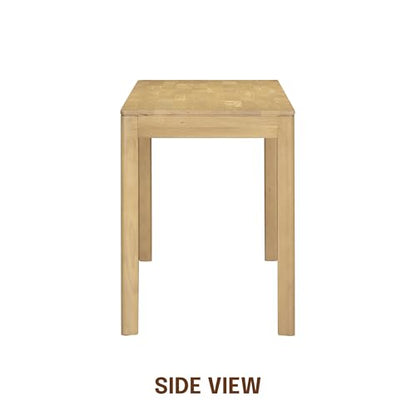 Flow Modern Wooden Rectangle Desk Table with Hidden Drawer – Waterproof & Heat Resistant - Sand - color: Sand, size: 47 Inch, style: Desk