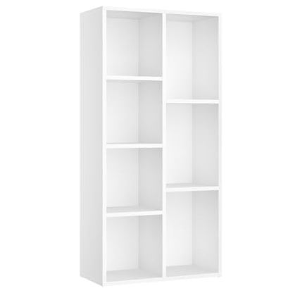 VASAGLE Bookcase Cube Shelf with 7 Compartments, 9.4 x 19.7 x 41.9 Inches | Bookshelf storage shelf, Cloud White, CUSTOS Collection, ULBC27WT - color: Cloud White, size: 7 Cubes (9.4"D x 41.9"H), style: 1 Pack