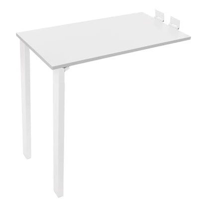 Folding Dining Table, Wall Mounted Folding Table Learning Home Hanging Table Fold Down Desk for Small Saving Spaces Floating Desk for Kitchen & Dining, Work Bench Lounges (White)