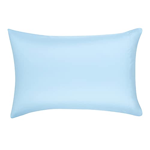 Amazon Basics 5-Piece Lightweight Microfiber Comforter Bedding Set with Sheet, Twin XL, Blue Stripe, Bed-in-a-Bag - color: Blue Stripe, size: Twin/Twin XL, style: 1-Pack