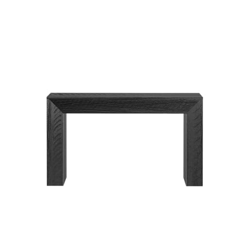 Plank+Beam Camden Console Table, 56 Inch, Rustic Char | Low-VOC Finish, Rustic Finish, Solid Wood - color: Rustic Char, size: 56 Inch without Shelf