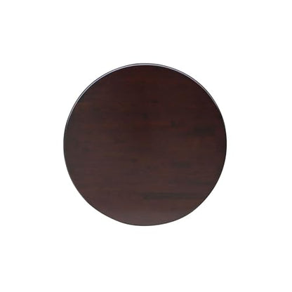 International Concepts 30" Round Wood Counter Height Dining Table in Rich Brown - color: Rich Mocha