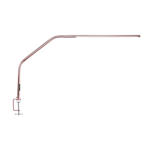 Daylight Slimline 4™ LED Table Lamp in Rose Gold - 6,000K, 3,200 Lux, 4 Brightness Levels, USB-C Charging Port, Anti-Glare Diffuser, Flexible Design, Art & Craft, Sewing, Nail Salon - color: Rose Gold, size: Table Lamp, style: Slimline 4