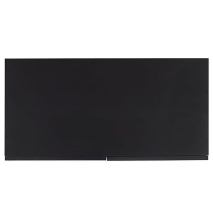 SAFAVIEH Furniture - Simi Media Stand for TVs up to 28" - Black Compact Entertainment Media Console - Storage Cabinet for Living Room, Bedroom (MED3119B) - color: Black
