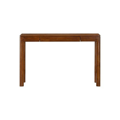 Flow 47-Inch Console Table, Modern Solid Wood Entryway Table with Hidden Drawer, Waterproof & Heat Resistant, Narrow Table for Hallway, Living Room & Foyer, Dark Walnut - color: Dark Walnut, size: 47 Inch, style: Console