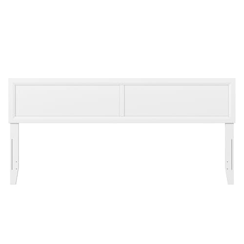 AFI, Sophia Adjustable Modern King Wood Headboard, White - color: White, size: King (U.S. Standard)