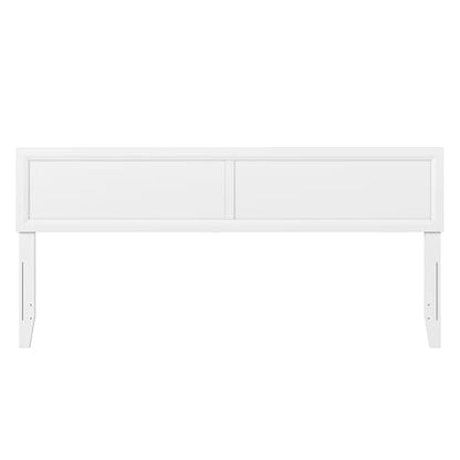 AFI, Sophia Adjustable Modern King Wood Headboard, White - color: White, size: King (U.S. Standard)