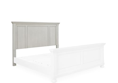Signature Design by Ashley King/Cal King Panel Headboard Only - color: Whitewash, size: King/Cal King, style: Headboard ONLY