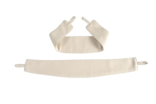 Room Darkening Grommet Blackout Window Curtains for Living Room Curtains Panels Set of 2 52x63 Inch Begie, 2 Tie Backs Included - color: Beige, size: 52"W x 63"L (Pack of 2)