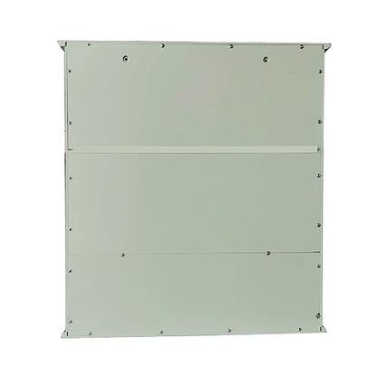 TaoHFE Green Medicine Cabinet,Bathroom Wall Cabinet with 2 Door | Adjustable Shelves,Over The Toilet Storage Cabinet,Green Bath room Cabinet Wall Mounted,Medicine Cabinets for Laundry Kitchen - color: Green