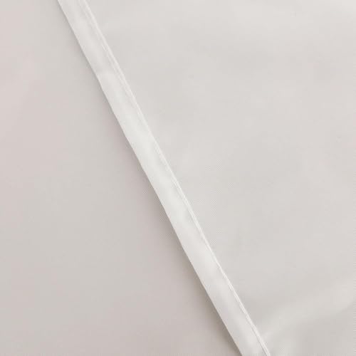 TOMOZ No Hook Bathroom Window Curtain, Narrow Short Fabric Privacy Waterproof Shower Window Curtain with Hooks, Window Curtains for Bathroom, Kitchen, Width 48 x Length 48 Inch - size: 48"W x 48"L (Pack of 1)
