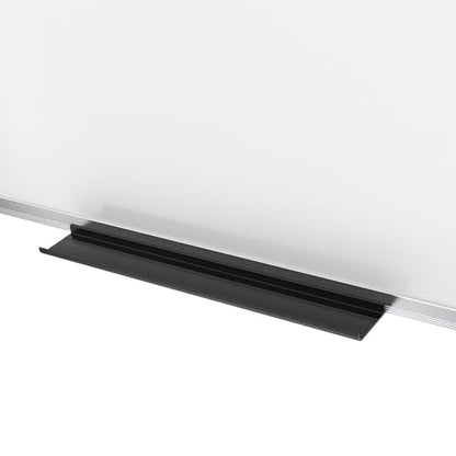 VIZ-PRO Large Magnetic Dry Erase Whiteboard, 96 x 48 Inches, Foldable | Silver Aluminum Frame, 8' x 4' Wall-Mounted White Board with Marker Tray for School Office and Home - size: 96"W x 48"H