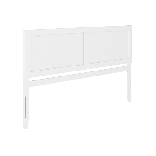 AFI, Canyon King Solid Wood Rustic Farmhouse Headboard, White - color: White, size: King (U.S. Standard)