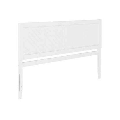 AFI, Canyon King Solid Wood Rustic Farmhouse Headboard, White - color: White, size: King (U.S. Standard)